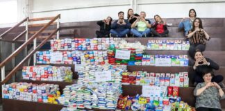 Importante recaudación de alimentos en la peña de Tolhuin