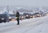 Vientos intensos este lunes y nevadas para el martes en Tierra del Fuego