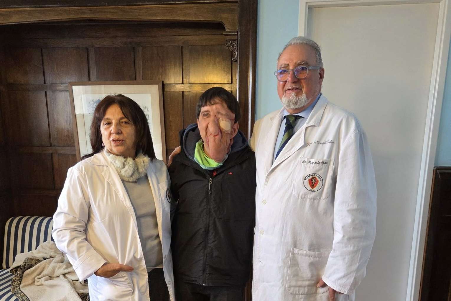 Rubén Monsalve recibió el alta médica tras una cirugía de alta complejidad