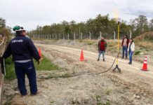 El Municipio de Tolhuin finalizó la ampliación de redes de gas en Altos del Shion