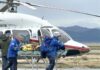 Rescate aéreo salvó la vida de un turista israelí en Laguna Esmeralda