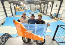 Octavio Miranda rumbo a su primer torneo internacional de BMX