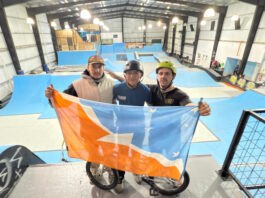 Octavio Miranda rumbo a su primer torneo internacional de BMX