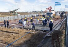 Inició una etapa clave en la construcción del edificio de la Carpa de la Dignidad