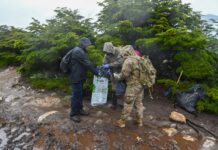 Se llevó adelante una jornada de limpieza y mantenimiento en el sendero a Laguna Esmeralda