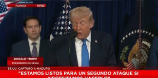 Donald Trump: “Estamos listos para una segunda ola de ataques en Venezuela si es necesaria”