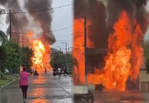 Incendio y explosión en Tucumán: se prendió fuego un depósito de garrafas y hay al menos 8 heridos