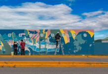 Avanzan los trabajos de puesta en valor del paseo «ARA General Belgrano»