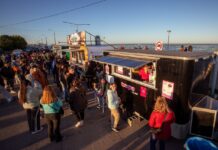 El patio gastronómico seguirá en marzo en el Parque de los 100 Años