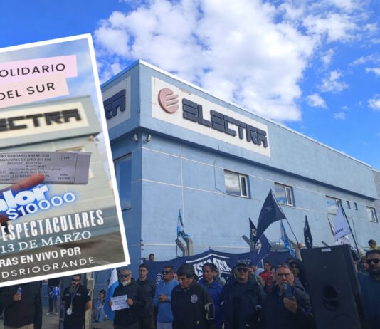 Trabajadores de Aires del Sur lanzan bono solidario y organizan festival para sostener la lucha