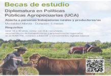 El RENATRE abre postulaciones a becas de estudio para la Diplomatura en Políticas Públicas Agropecuarias