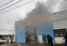 Incendio en un galpón y una vivienda: el fuego se habría originado por una pérdida de gas