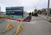 Continúan las tareas de hormigonado en distintos puntos de la ciudad