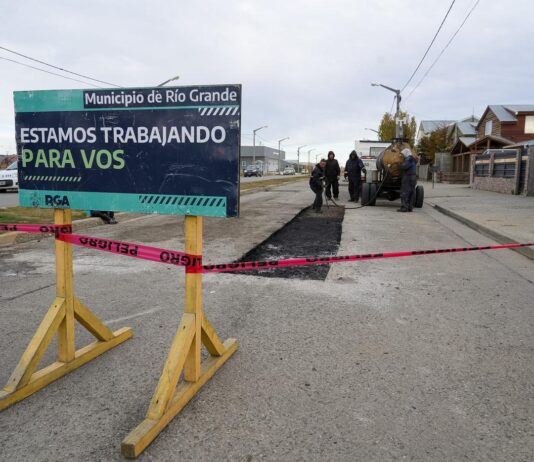 Continúan las tareas de hormigonado en distintos puntos de la ciudad