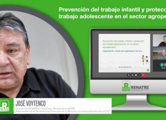 El RENATRE finalizó junto a la OIT la sexta edición de capacitación sobre prevención del trabajo infantil y adolescente protegido en el sector agropecuario