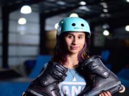 Natali Rolón, busca apoyo para competir en el Nacional de Roller Freestyle clasificatorio al Mundial de Paraguay
