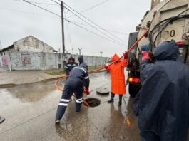 Refuerzan los trabajos preventivos ante el alerta meteorológico en Río Grande