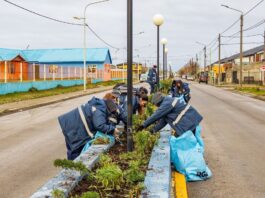 Avanzan las tareas de mejora urbana en distintos puntos de Río Grande