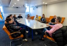 El Ministro de Educación se reunió con familias del Colegio Técnico «Antonio Martín Marte»