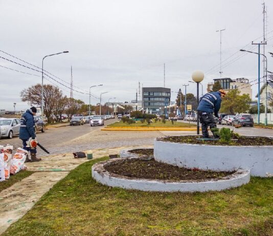 Continúa el plan de reacondicionamiento de distintos sectores de Río Grande