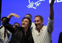 Milei confirmó a Diego Santilli como jefe de Gabinete