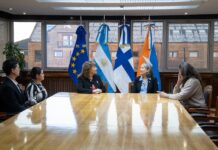 Tierra del Fuego y Finlandia dialogaron sobre una agenda de cooperación internacional