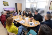 Martín Perez mantuvo una reunión de trabajo con la Asociación Civil de Jubilados Municipales