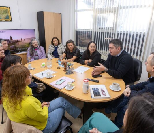 Martín Perez mantuvo una reunión de trabajo con la Asociación Civil de Jubilados Municipales