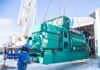 Gran despliegue logístico histórico para la llegada del equipamiento de la nueva usina de Ushuaia