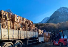Ushuaia envió 24.500 kilos de cartón recuperado al continente para su reciclaje