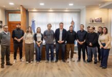 El intendente Perez mantuvo un encuentro con las nuevas autoridades provinciales de UPCN