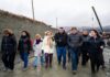 Melella visitó junto a sectores e institucionales el predio de la nueva usina de Ushuaia