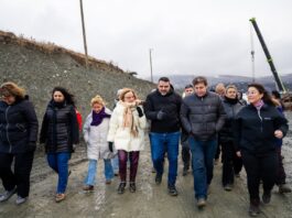 Melella visitó junto a sectores e institucionales el predio de la nueva usina de Ushuaia
