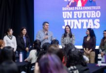 Perez acompañó el último encuentro de «Rondas para construir futuro Juntas»