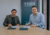 Nuevas carreras para Río Grande: Martín Perez firmó un convenio la Universidad CAECE