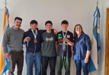 Gobierno recibió a deportistas fueguinos que se consagraron en el nacional de Scootering