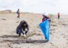 Gran jornada de plogging en la costa de Río Grande