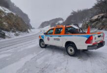 Alerta Amarilla por nevadas en la zona sur de la provincia