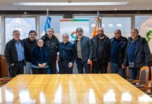 Canals recibió a representantes de la Federación Argentina de trabajadores viales