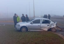 Con 1,43 de alcohol, despistó en la Ruta 3 y terminó con dos acompañantes hospitalizados