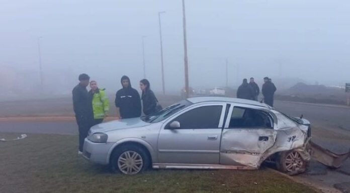 Con 1,43 de alcohol, despistó en la Ruta 3 y terminó con dos acompañantes hospitalizados