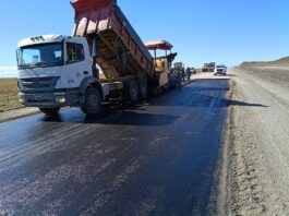 Asfalto antes de las vacaciones: avanzan los trabajos en la Ruta Complementaria “I”